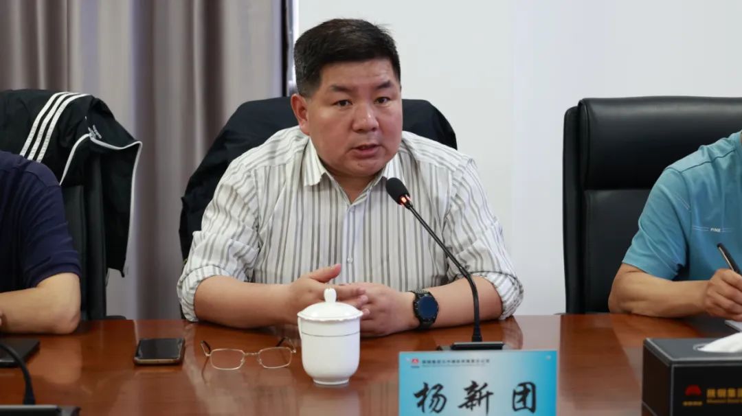 慶安集團有限公司領導一行到公司座談交流