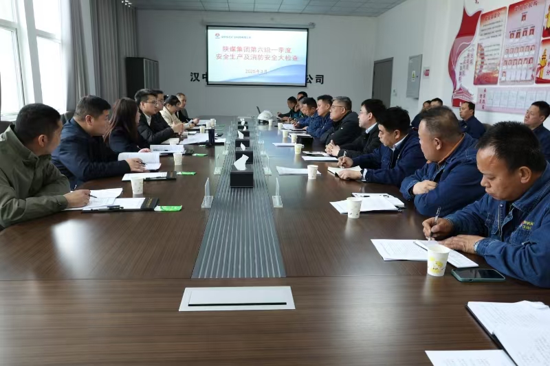 陜煤集團第六檢查組一行來雙石礦業公司檢查一季度安全生產及消防安全工作 陜煤集團第六檢查組一行來雙石礦業公司檢查一季度安全生產及消防安全工作