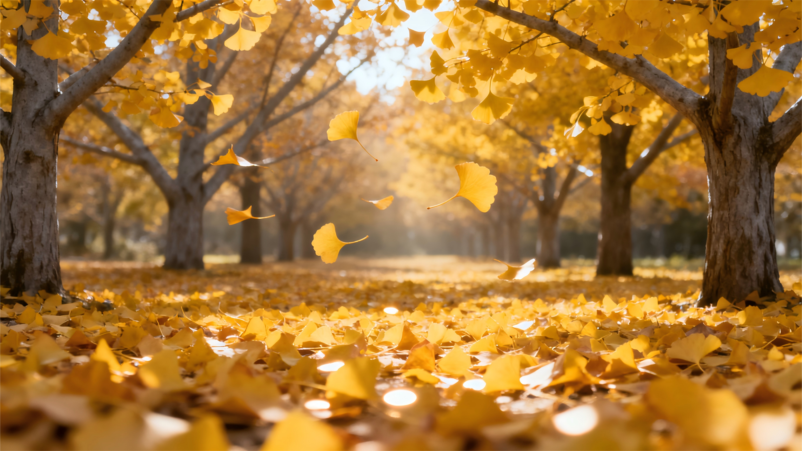 還是那片銀杏林 還是那片銀杏林