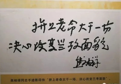捍衛絕壁沙丘把淚焦桐成雨 ——讀《縣委書記的榜樣—焦裕祿》有感